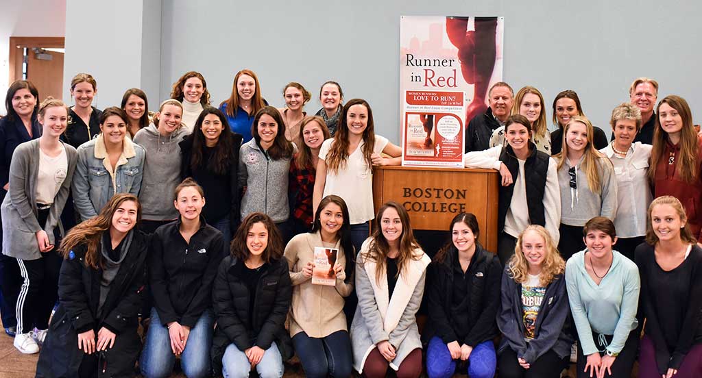 Women Runners at Boston College